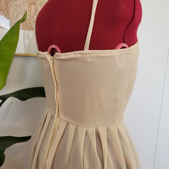 VINTAGE Women’s Sheer White Dress Size M - Picture 6 of 7